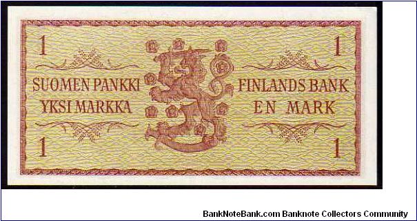 Banknote from Finland year 1963