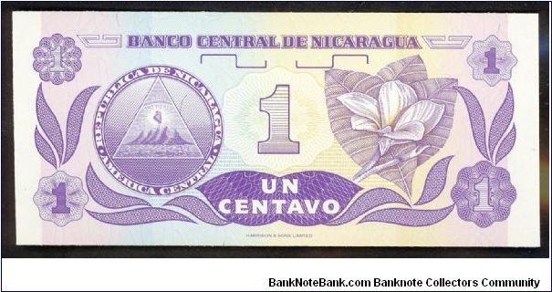 Banknote from Nicaragua year 1991