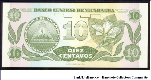 Banknote from Nicaragua year 1991