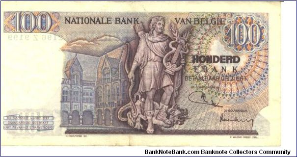 Banknote from Belgium year 1974