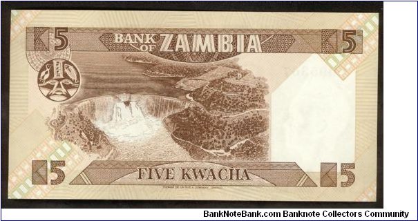 Banknote from Zambia year 1980