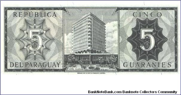 Banknote from Paraguay year 1952