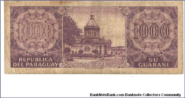 Banknote from Paraguay year 2002