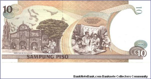 Banknote from Philippines year 2001