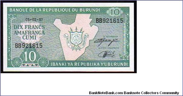 10 Francs__
Pk 33d__
05-02-1997
 Banknote