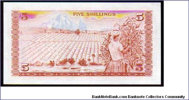 Banknote from Kenya year 1978