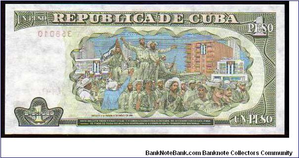 Banknote from Cuba year 1995