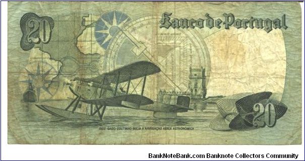 Banknote from Portugal year 1978