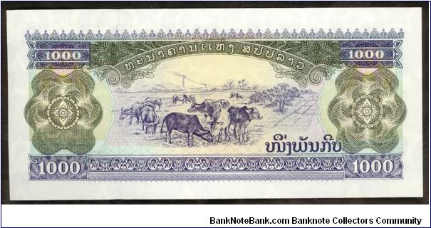 Banknote from Laos year 1998