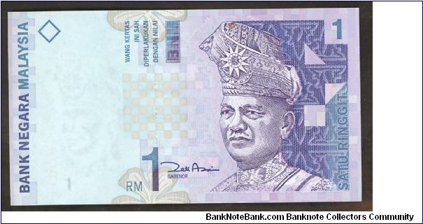 Malaysia 1 Ringgit 2000 P39. Banknote