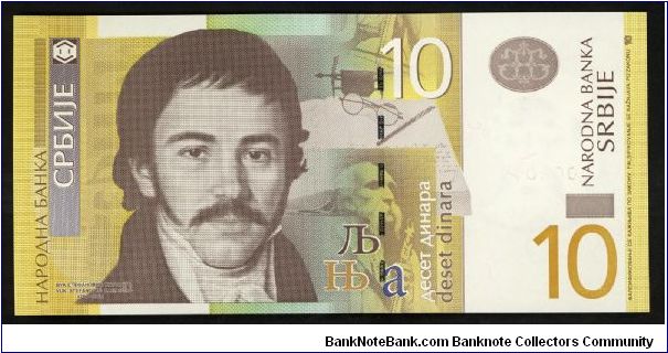 Serbia 10 Dinara 2006 PNEW. Banknote