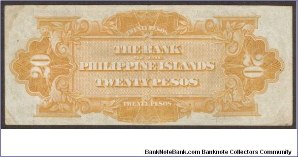 Banknote from Philippines year 1920