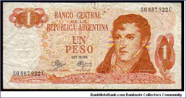 1 Peso__
Pk 287 Banknote