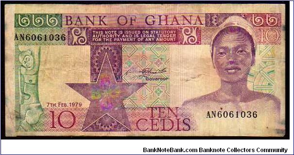 10 Cedis
Pk 20a Banknote