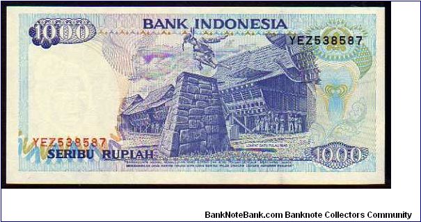 Banknote from Indonesia year 1992