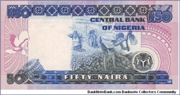 Banknote from Nigeria year 1991