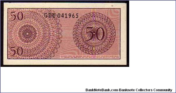 Banknote from Indonesia year 1964