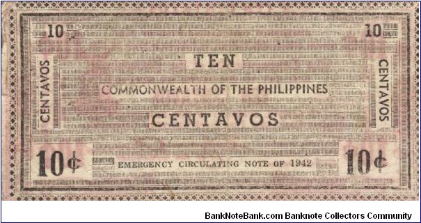 Banknote from Philippines year 1942