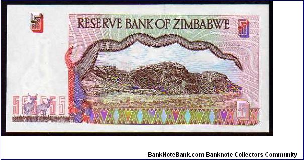 Banknote from Zimbabwe year 1997