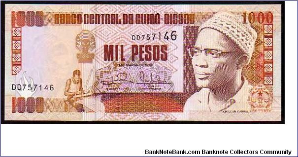 1000 Pesos
Pk 13b Banknote