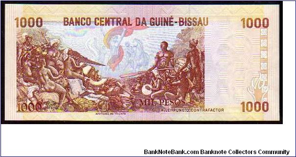 Banknote from Guinea-Bissau year 1993
