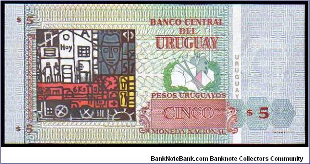 Banknote from Uruguay year 1998