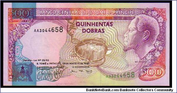 500 Dobras
Pk 63 Banknote