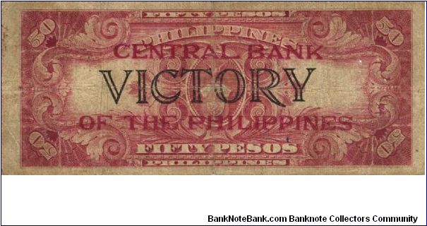 Banknote from Philippines year 1949