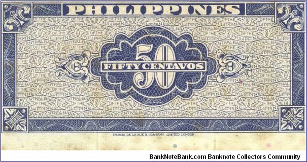 Banknote from Philippines year 1949
