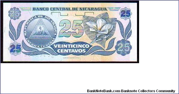 Banknote from Nicaragua year 1991