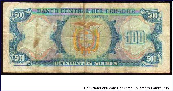 Banknote from Ecuador year 1988