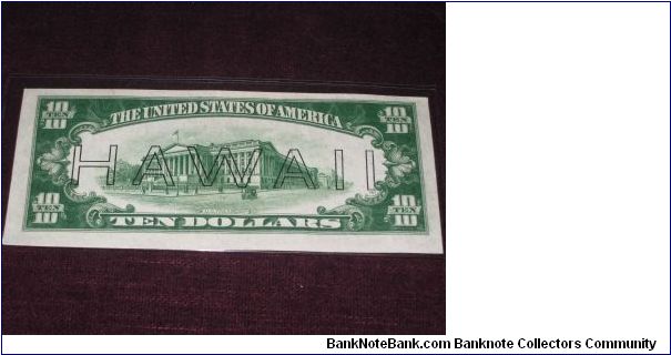 Banknote from USA year 1934