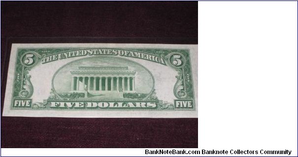 Banknote from USA year 1934