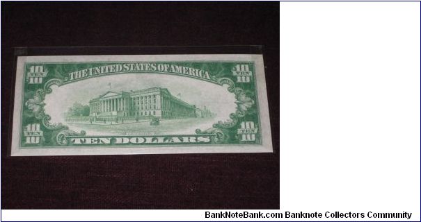 Banknote from USA year 1934