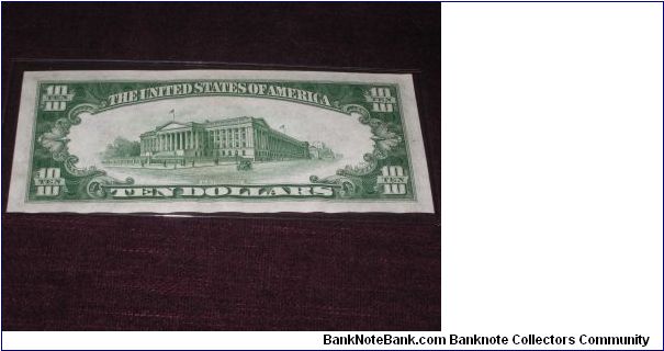 Banknote from USA year 1934