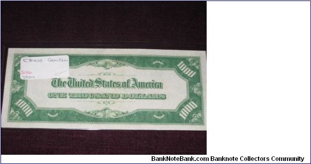 Banknote from USA year 1928