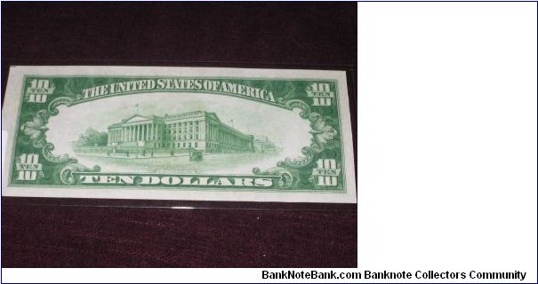 Banknote from USA year 1933