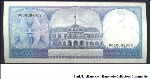 Banknote from Suriname year 1982