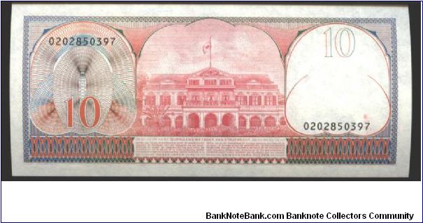 Banknote from Suriname year 1982