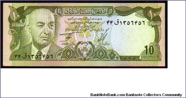 10 Afghanis__
Pk 47a Banknote