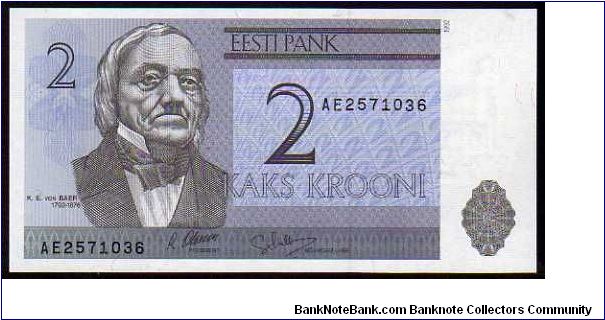 2 Krooni
Pk 70a Banknote