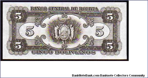 Banknote from Bolivia year 1945