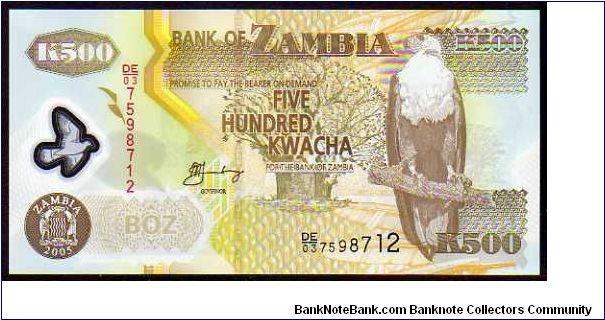 500 Kwacha
Pk 44b Banknote