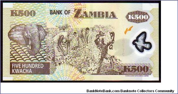 Banknote from Zambia year 2005