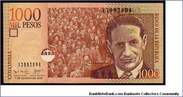 1000 Pesos__
pk# 450a__07.08.2001 Banknote