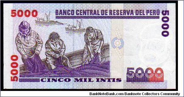 Banknote from Peru year 1988