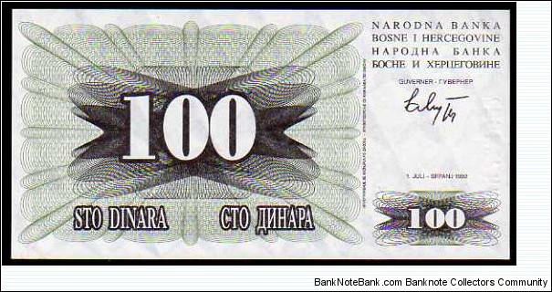 100 Dinara__
Pk 13 Banknote