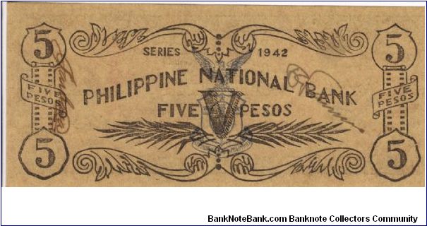 Banknote from Philippines year 1942