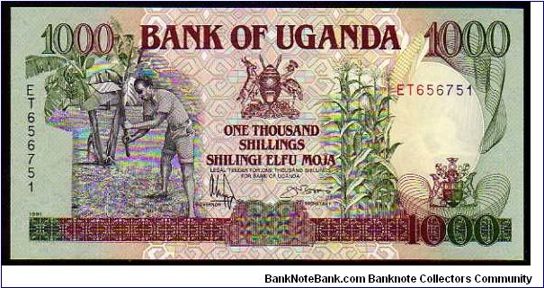 1000 Shillings
Pk 34a Banknote