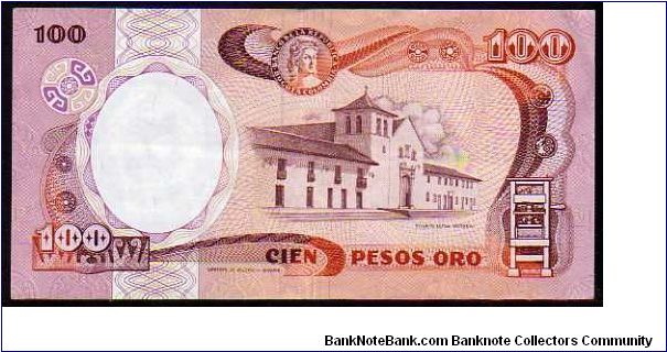 Banknote from Colombia year 1986